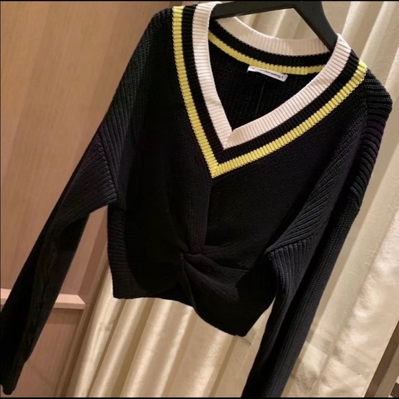 Alexander Wang Crop Knit Sweater - Picture 2 of 9